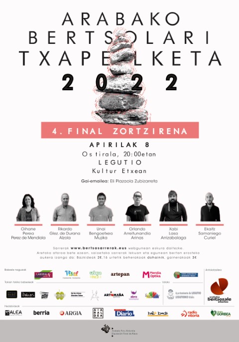 eliminatoria bertsos legutio