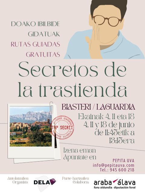 Cartel Secretos de la Trastienda Pequeño