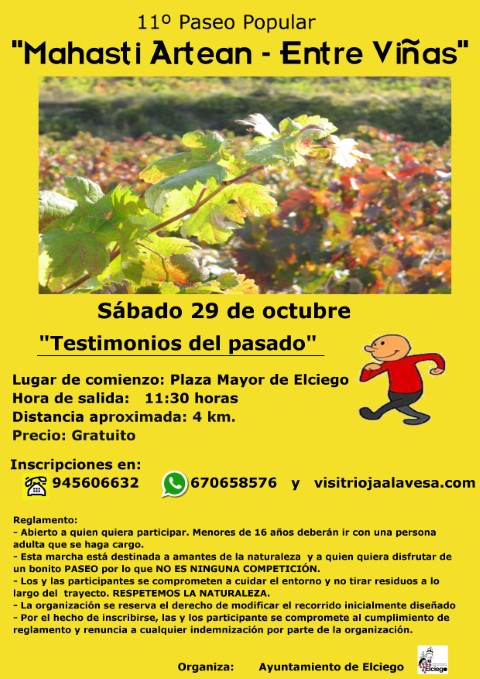 11 mahasti artean Pequeño